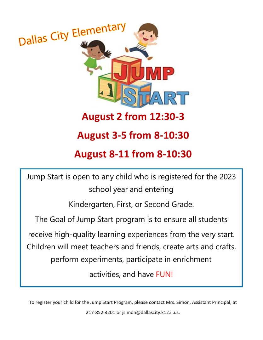 Dallas Elementary School District 327 Jump Start